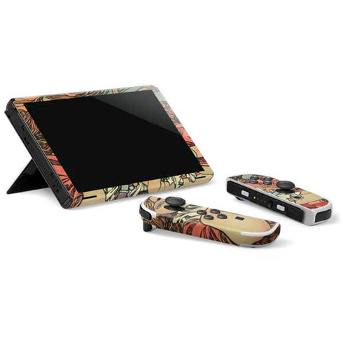 Alphonse Mucha Cycles Perfecta Nintendo Switch OLED (2021) Skin
